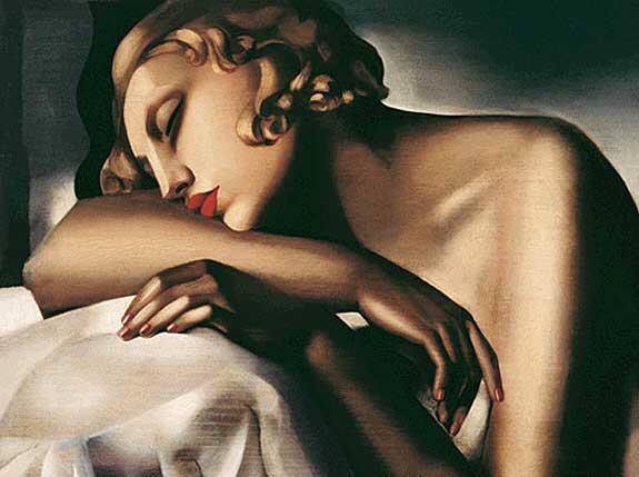 die schlafende 1932 zeitgenössische Tamara de Lempicka Ölgemälde